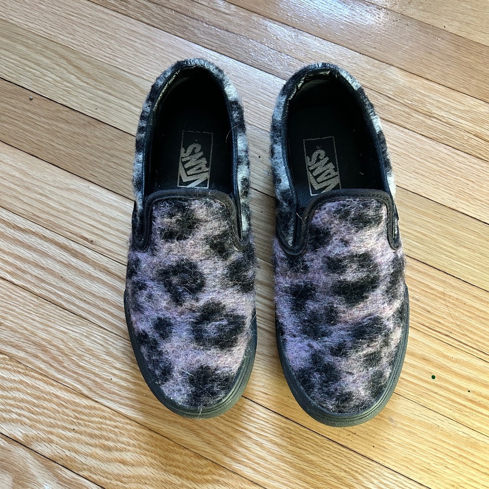 Vans Classic Platform Slip On Cheetah Print